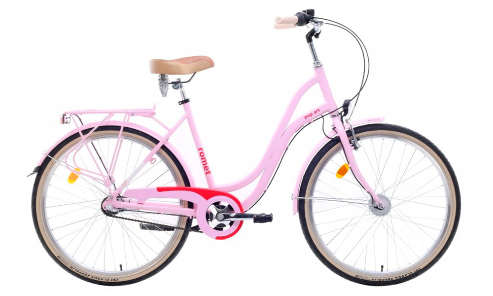 Фотографія Велосипед 26" ROMET Pop Art (2021) 2021 Рожевий